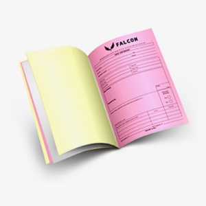 Receipt books : Self - carbonated